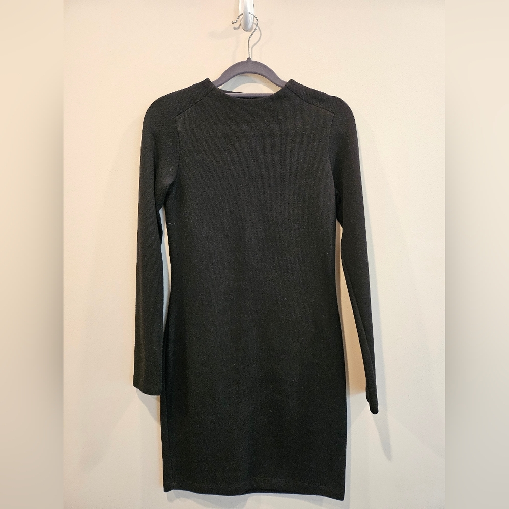 Zara Black Sweater Dress